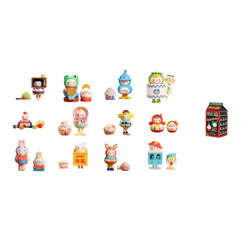 Vintage Collectibles Store - POP MART ボボ＆ココ ヴィンテージ雑貨店コレクション ミステリーボックス シングルミステリーボックス/全箱12個入り
