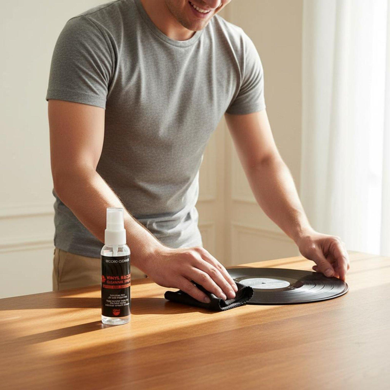 ビニールレコードクリーナーキット ナノ洗浄液 マイクロファイ - Vinyl Record Cleaner のレビューと価格
