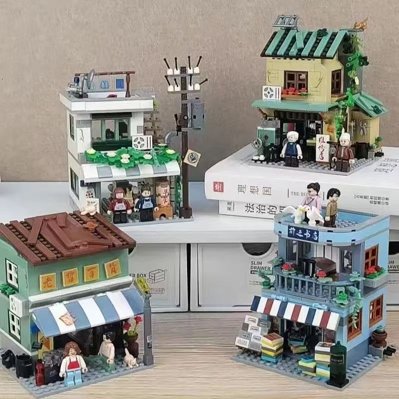 ミニストリートヴィンテージデパートビルディングブロックレトロ - Vintage Collectibles Store のレビューと価格