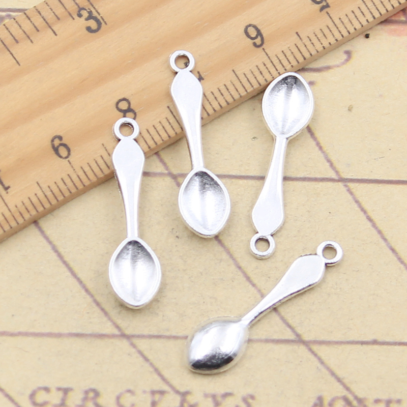 30個のチャームキッチンクッキングスプーン26x7mm,チベ - Vintage Collectible Spoons のレビューと価格