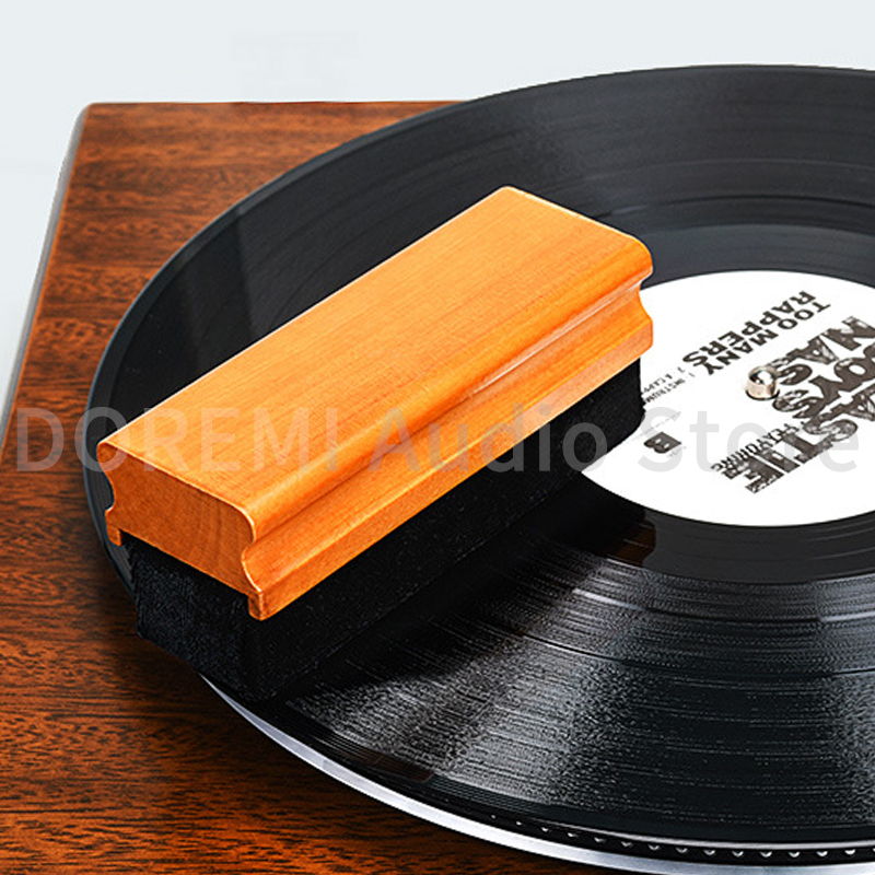 帯電防止ビニールレコードクリーニングブラシクリーナーベルベッ - Vinyl Record Cleaner のレビューと価格
