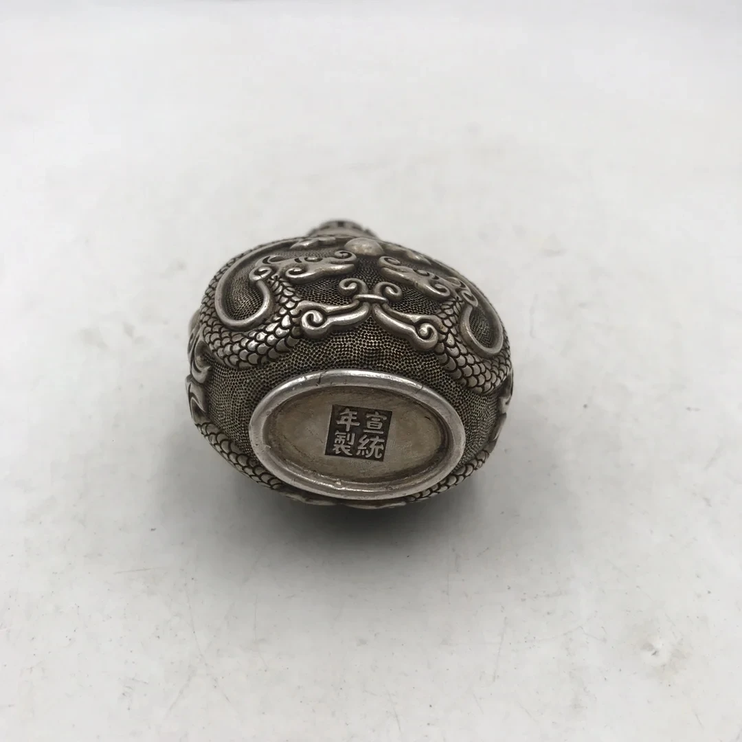中国白銅嗅ぎタバコ瓶両面彫刻シガレットセットハイレリーフダブ - Vintage Collectible Bottles のレビューと価格